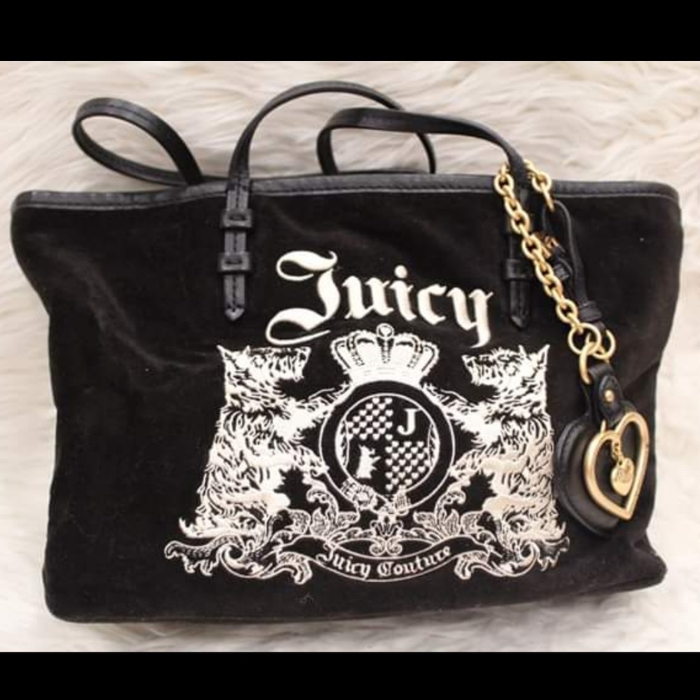 Black Velvet Juicy Couture Bag
